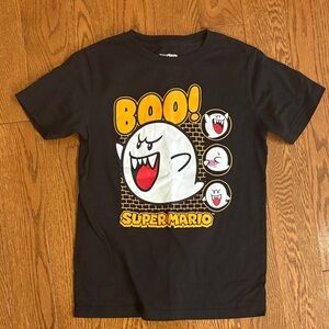 Nintendo Super Mario Black and Yellow Kids T-Shirt